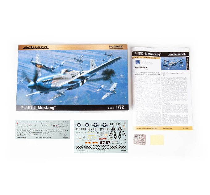 Збірна модель P-51D-5 Mustang 1/72 Eduard 70171