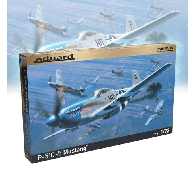 Збірна модель P-51D-5 Mustang 1/72 Eduard 70171