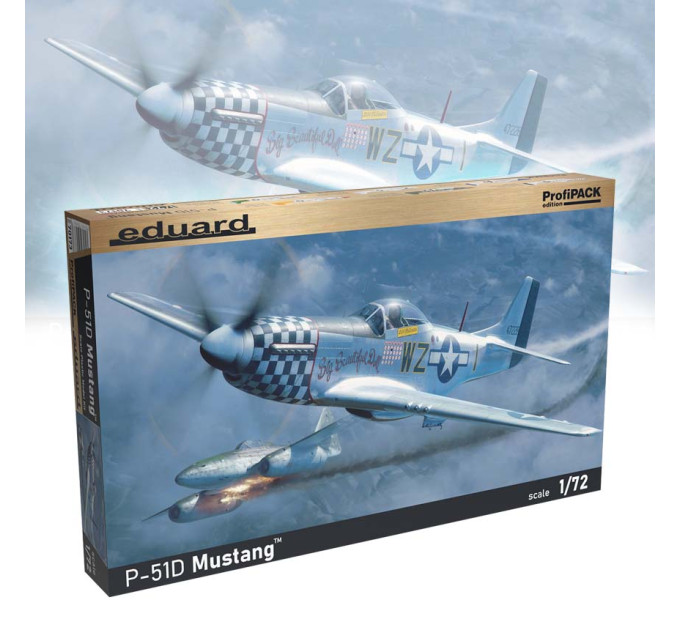 Збірна модель P-51D Mustang 1/72 Eduard 70173