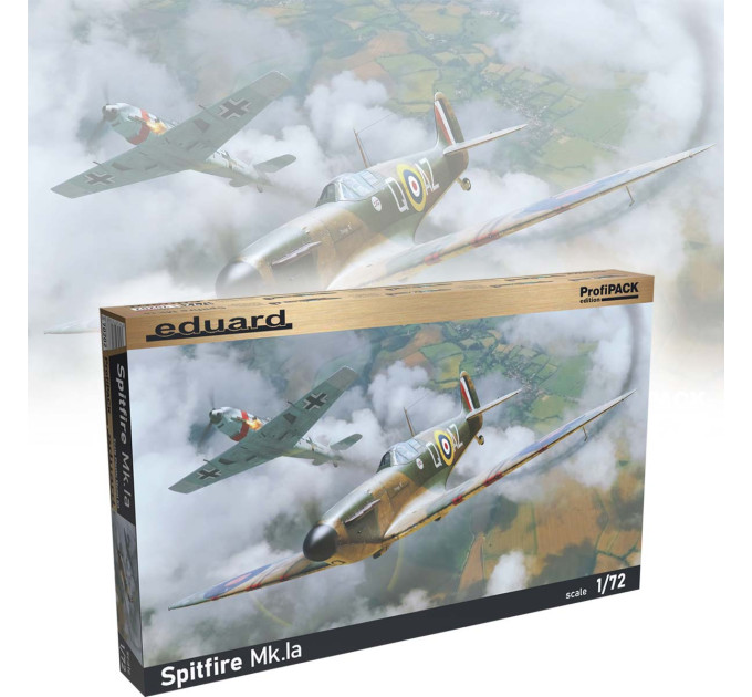 Збірна модель Spitfire Mk.Ia 1/72 Eduard 70202