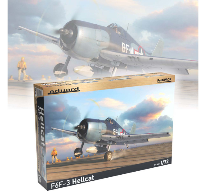 Збірна модель F6F-3 1/72 Eduard 7074