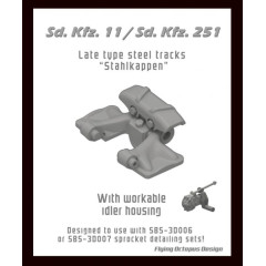 Sd.Kfz.11/Sd.Kfz. 251 сталеві траки пізнього типу (Stahlkappen)