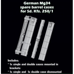 Німецькі запасні футляри для стволів Mg34 для Sd. Kfz. 250/1