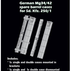 Німецькі запасні футляри для стволів Mg34/42 для Sd. Kfz. 250/2