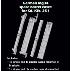 Німецькі запасні футляри для стволів Mg34 для Sd. Kfz. 251