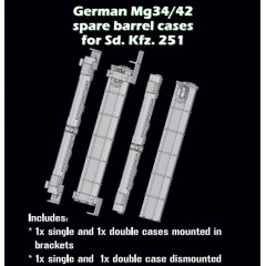 Німецькі запасні футляри для стволів Mg34/42 для Sd. Kfz. 252