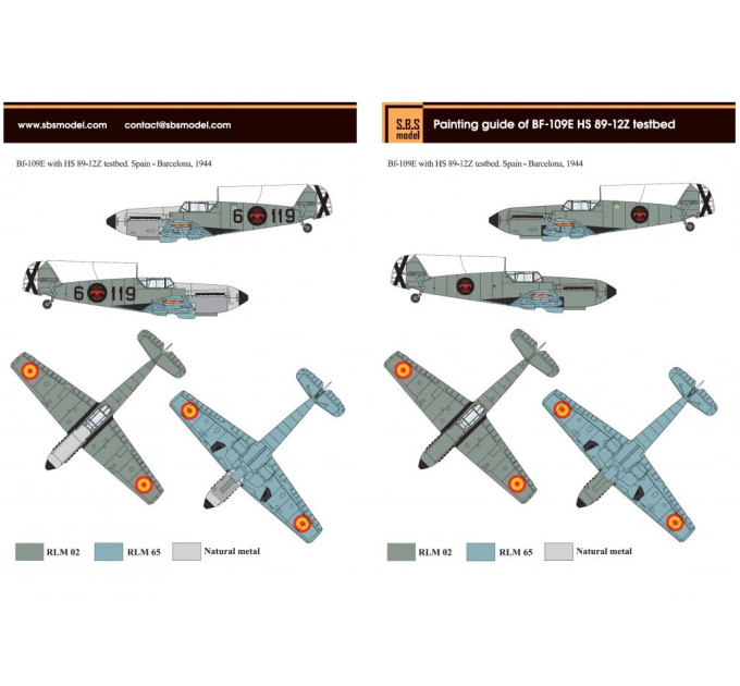 Hispano Me 109E "Flying Testbed"