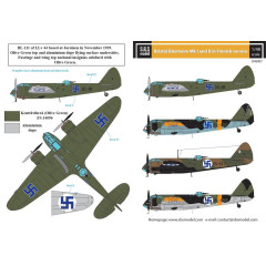 Декаль Bristol Blenheim Mk. I-II Фінських ВПС 1/48 SBS-D48007