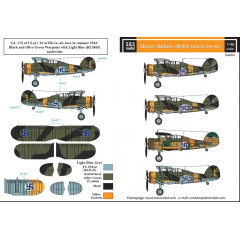 Декаль Gloster Gladiator Фінських ВПС 1/48 SBS-D48008