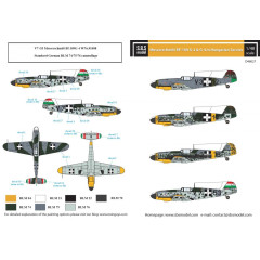 Декаль Bf 109G-2, G-4 1/48 SBS-D48027