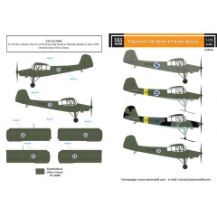 Декаль Fieseler Fi-156 Storch 1/48 SBS-D48030