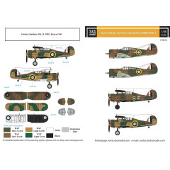 Декаль Південноафриканські ВПС у Східній Африці 1/48 SBS-D48036