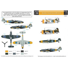 Декаль Найкращі аси Фінляндії частина II 1/48 SBS-D48039