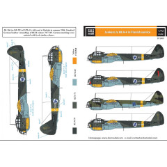 Декаль Ju 88A-4 1/72 SBS-D72009