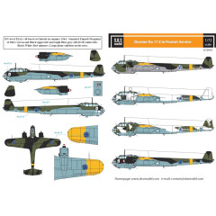 Декаль Dornier Do-17Z 1/72 SBS-D72010