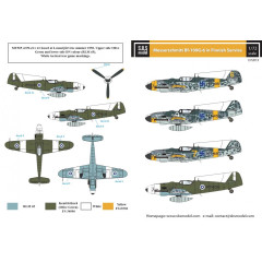 Декаль Bf 109G-6 1/72 SBS-D72013