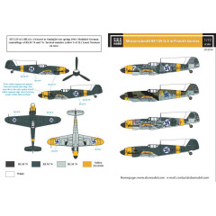 Декаль Bf 109G-2 1/72 SBS-D72014