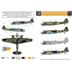 Декаль Bristol Blenheim Mk. IV 1/72 SBS-D72019
