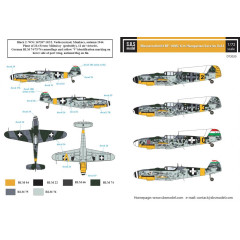 Декаль Bf 109G-6 1/72 SBS-D72020