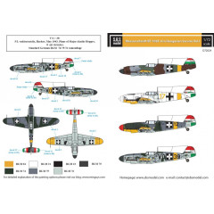 Декаль Bf 109F частина І 1/72 SBS-D72024