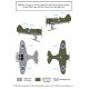 Декаль Захоплені винищувачі WWII 1/72 SBS-D72035