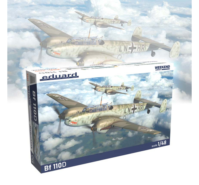 Збірна модель Bf 110D 1/48 Eduard 8409