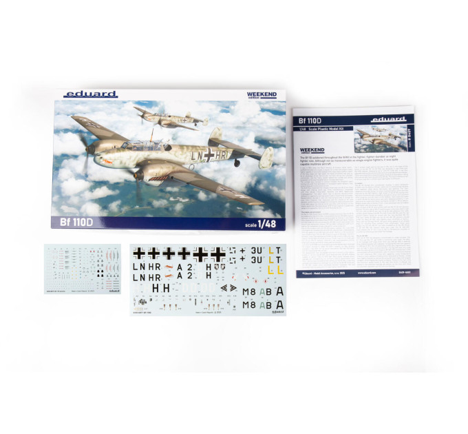 Збірна модель Bf 110D 1/48 Eduard 8409