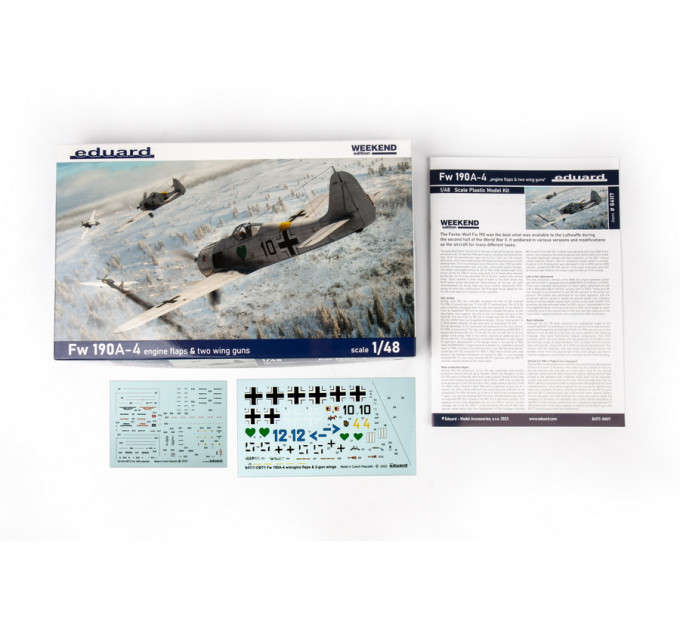 Fw 190A-4 із щитками двигунів та по 2 гармати в крилі 1/48