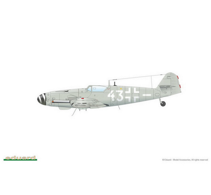 Збірна модель Bf 109G-10 Mtt. Regensburg 1/48 Eduard 84168