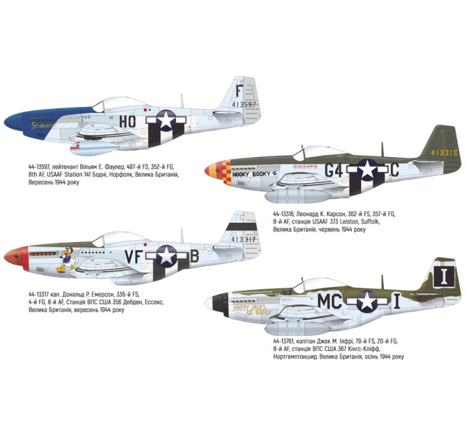 Збірна модель P-51D-5 1/48 Eduard 84172