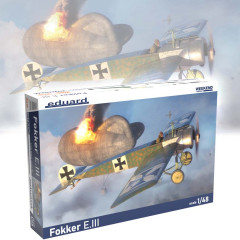 Збірна модель Fokker E.III 1/48 Eduard 8419
