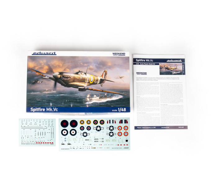 Збірна модель Eduard Spitfire Mk.Vc 1/48 Weekend 84192