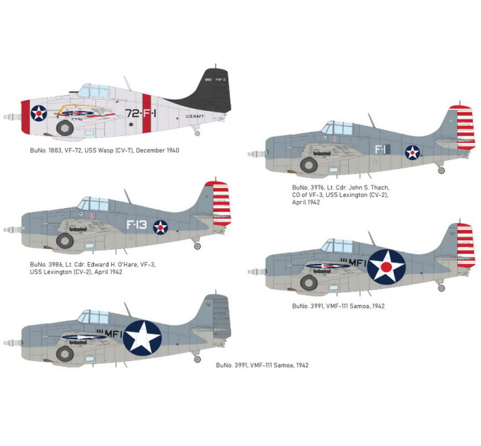 Збірна модель F4F-3 WILDCAT 1/48 Eduard 84193