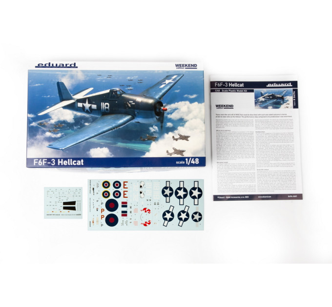 Збірна модель F6F-3 Hellcat 1/48 Eduard 84194