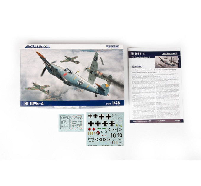 Збірна модель Bf 109E-4 1/48 Eduard 84196