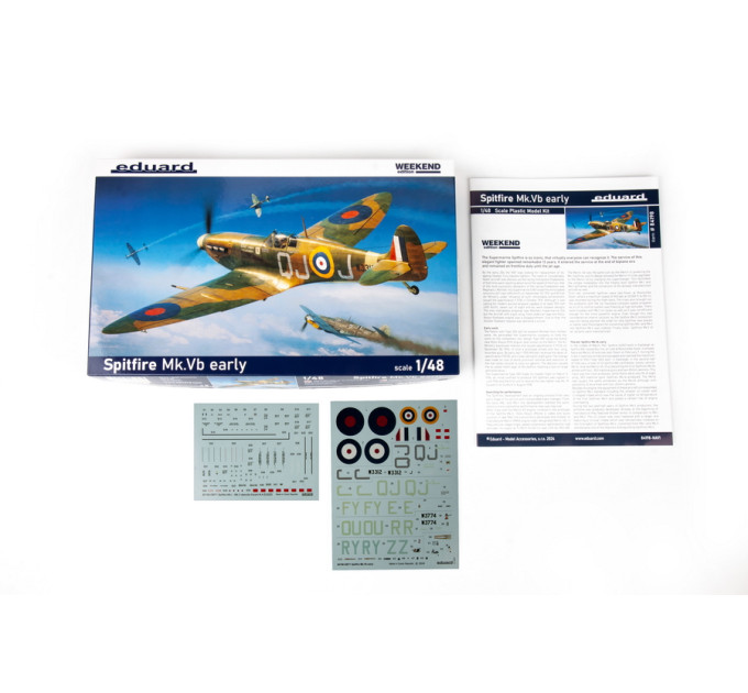 Збірна модель Spitfire Mk. Vb early 1/48 Eduard 84198