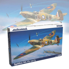 Збірна модель Spitfire Mk. Vb early 1/48 Eduard 84198
