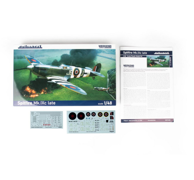 Збірна модель Spitfire Mk. IXc пізній 1/48 Eduard 84199