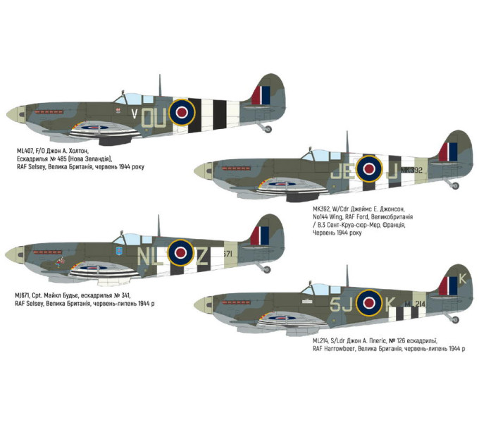 Збірна модель Spitfire Mk. IXc пізній 1/48 Eduard 84199