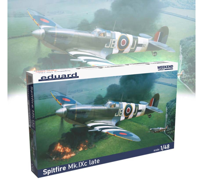 Збірна модель Spitfire Mk. IXc пізній 1/48 Eduard 84199
