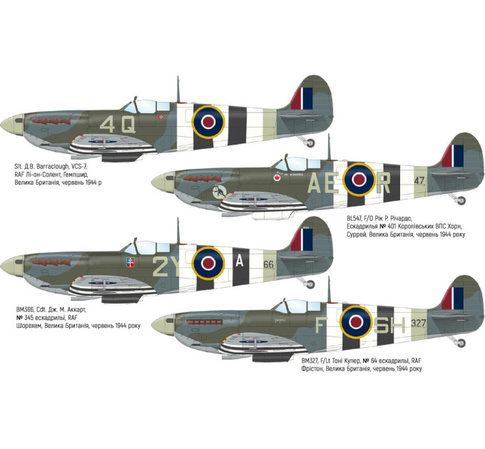 Збірна модель Spitfire Mk. Vb OVERLORD 1/48 Eduard 84200