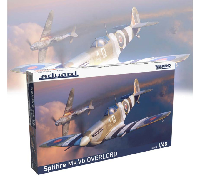 Збірна модель Spitfire Mk. Vb OVERLORD 1/48 Eduard 84200