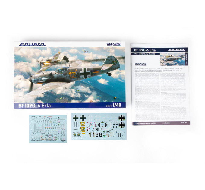 Збірна модель Bf 109G-6 Erla 1/48 Eduard 84201