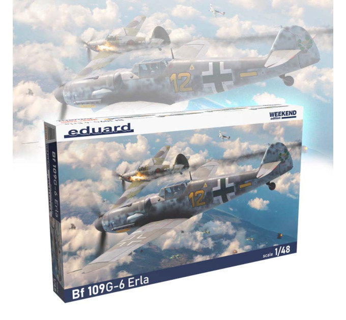 Збірна модель Bf 109G-6 Erla 1/48 Eduard 84201