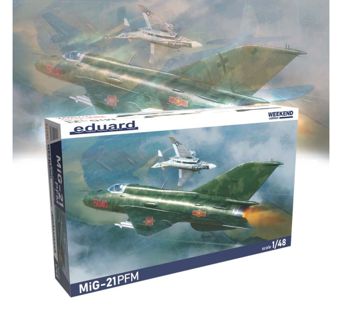 Збірна модель МіГ-21ПФМ 1/48 Eduard 84202