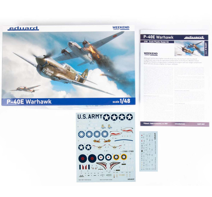 Збірна модель P-40E Warhawk 1/48 Eduard 84207