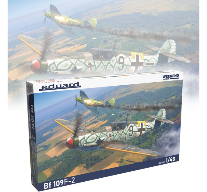 Збірна модель Bf 109F-2 1/48 Eduard 84212