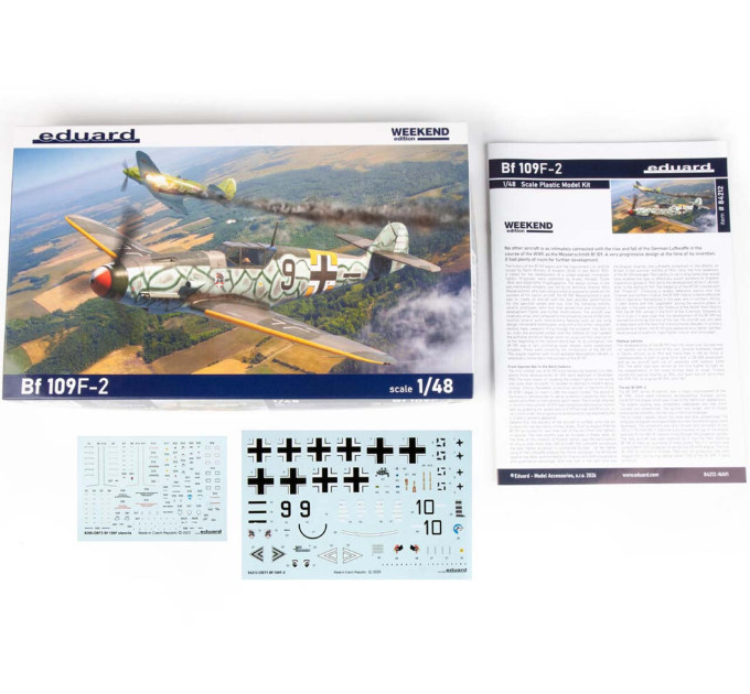 Збірна модель Bf 109F-2 1/48 Eduard 84212