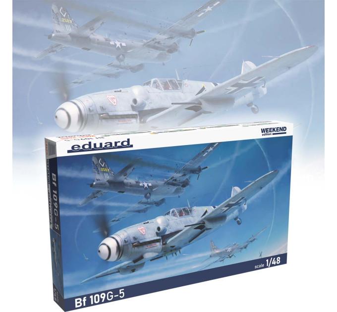 Збірна модель Bf 109G-5 1/48 Eduard 84215 Збірна модель Bf 109G-5 1/48 Eduard 84215