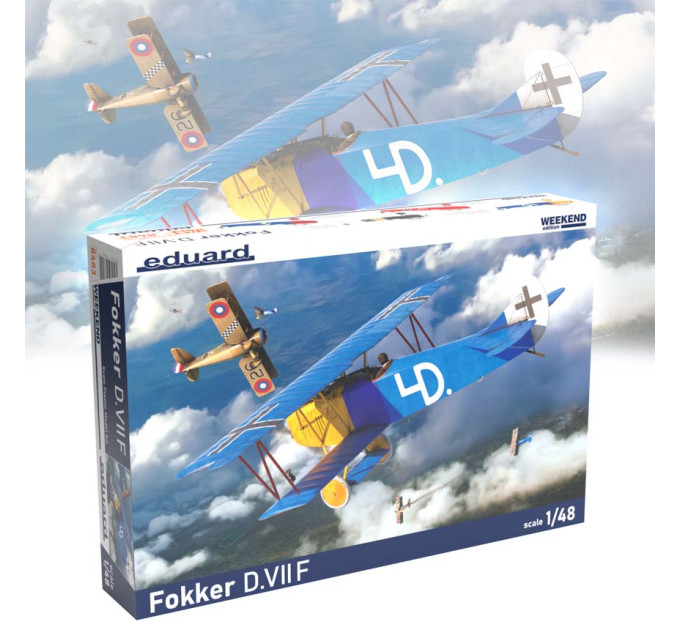 Збірна модель Fokker D. VIIF 1/48 Eduard 8483